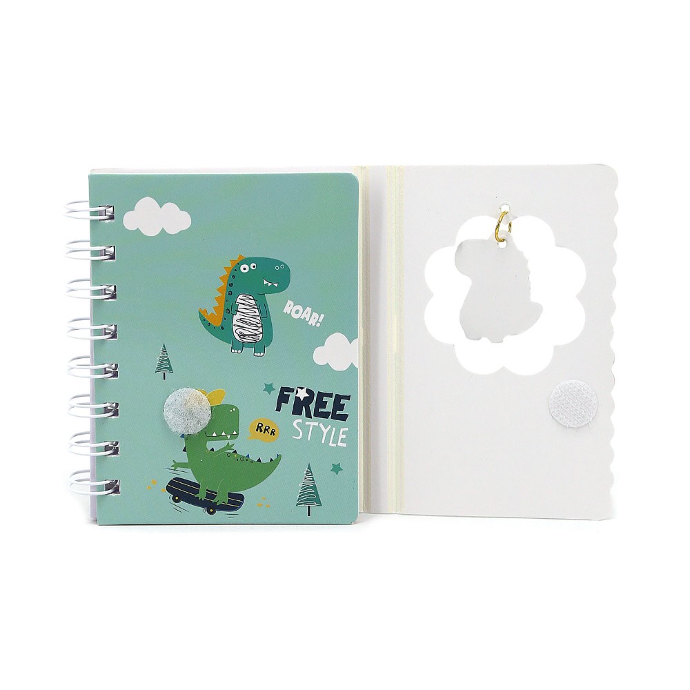 LIBRETA TRENDY MINI DINO VERDE