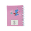 LIBRETA TRENDY MINI DINO ROSA