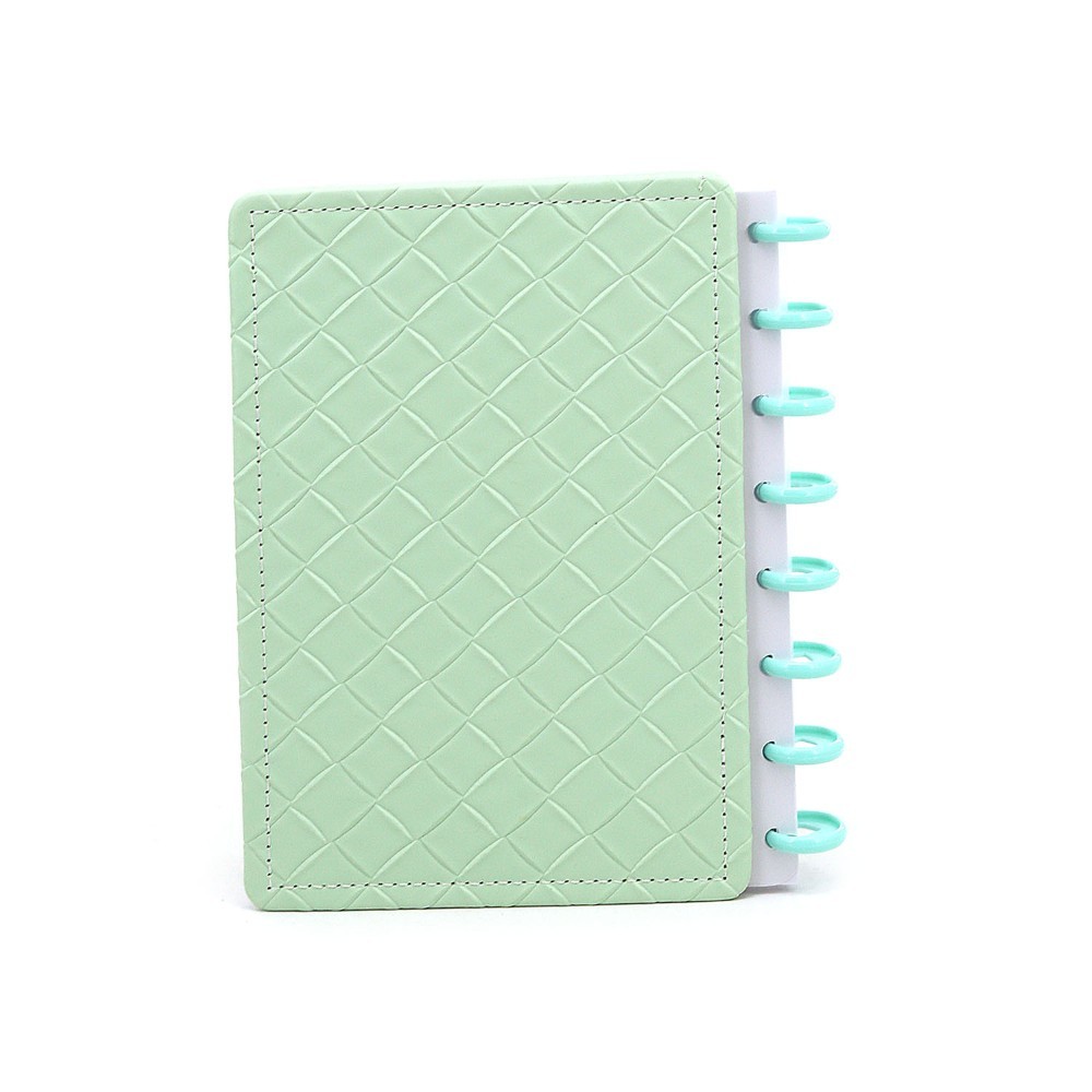 CUADERNO TRENDY A5 CON DISCOS MATELASSE AQUA