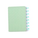CUADERNO TRENDY A5 CON DISCOS MATELASSE AQUA