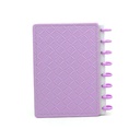 CUADERNO TRENDY A5 CON DISCOS MATELASSE VIOLETA