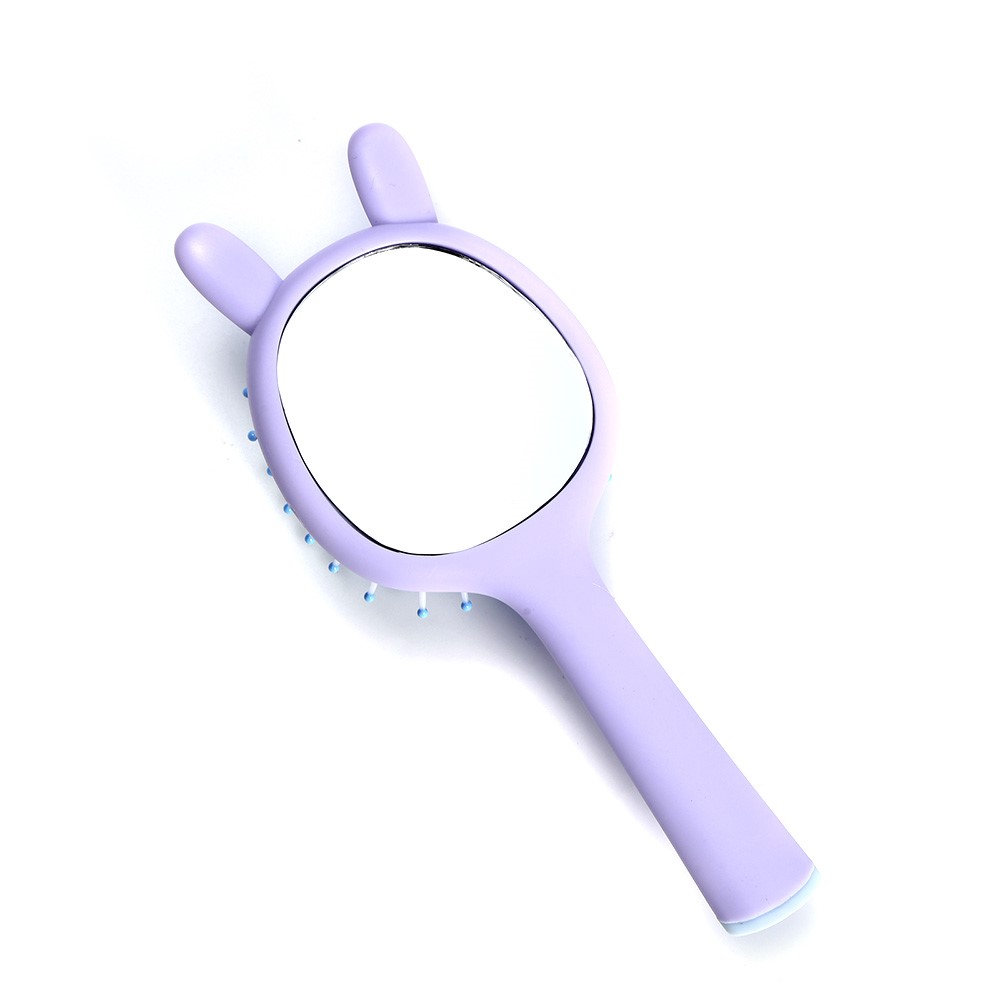 CEPILLO TRENDY CON ESPEJO LILA