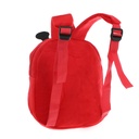 MOCHILA PELUCHE BAQUITA ROJO
