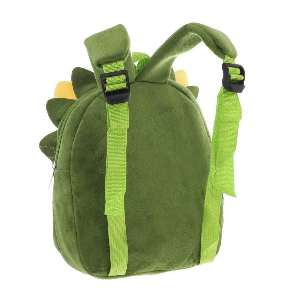 MOCHILA PELUCHE DINO VERDE