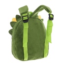 MOCHILA PELUCHE DINO VERDE