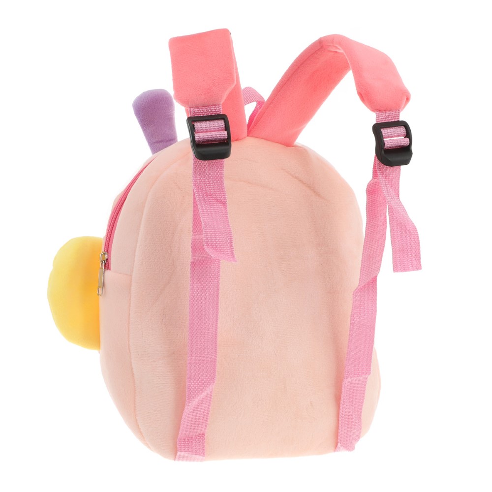 MOCHILA PELUCHE BICHITO ROSA