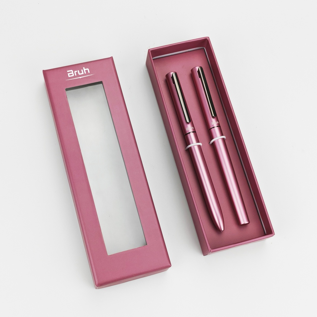 BOLIGRAFOS OLAMI LEIPZIG JUEGO X 2 CELESTE-VERDE-ROSA