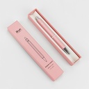 BOLIGRAFO OLAMI RETRACTIL BONN NEGRO-CELESTE-NATURAL-VERDE-BEIGE-ROSA