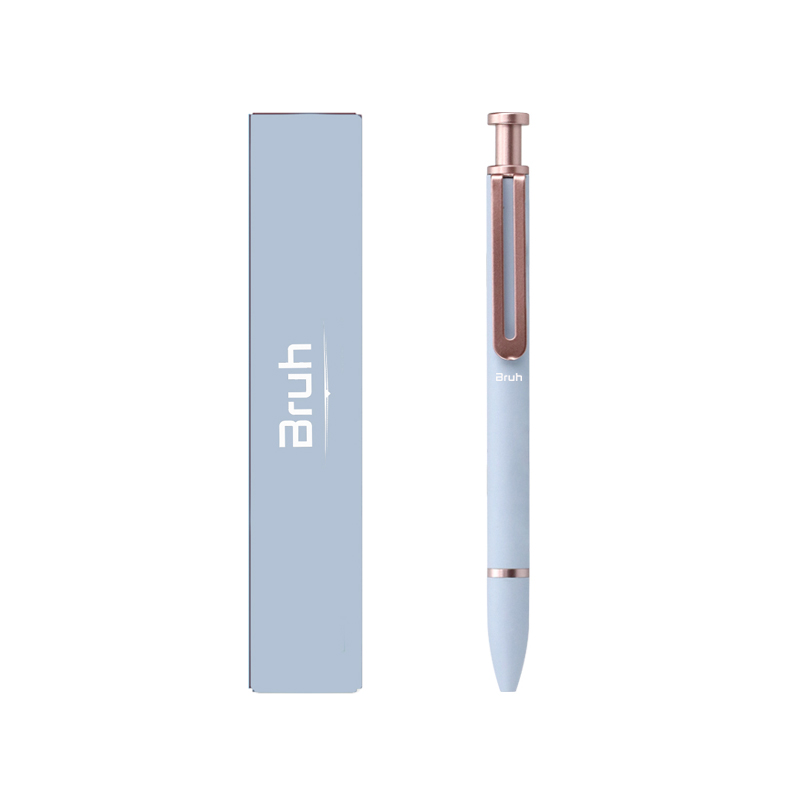 BOLIGRAFO OLAMI RETRACTIL ESSEN CELESTE-NATURAL-ROSA-LILA-VERDE-AMARILLO