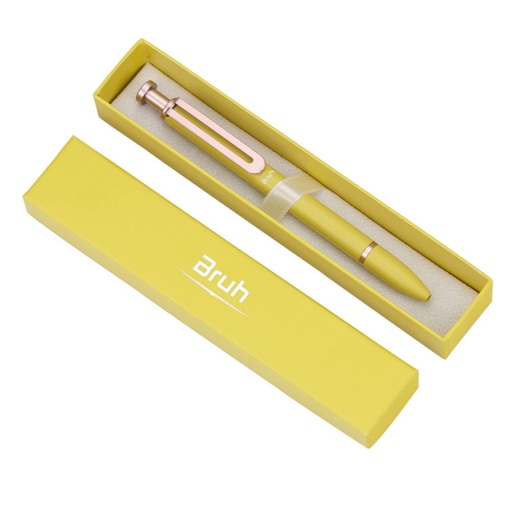 BOLIGRAFO OLAMI RETRACTIL ESSEN CELESTE-NATURAL-ROSA-LILA-VERDE-AMARILLO