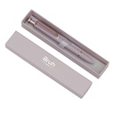 BOLIGRAFO OLAMI RETRACTIL ESSEN CELESTE-NATURAL-ROSA-LILA-VERDE-AMARILLO