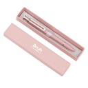 BOLIGRAFO OLAMI RETRACTIL ESSEN CELESTE-NATURAL-ROSA-LILA-VERDE-AMARILLO