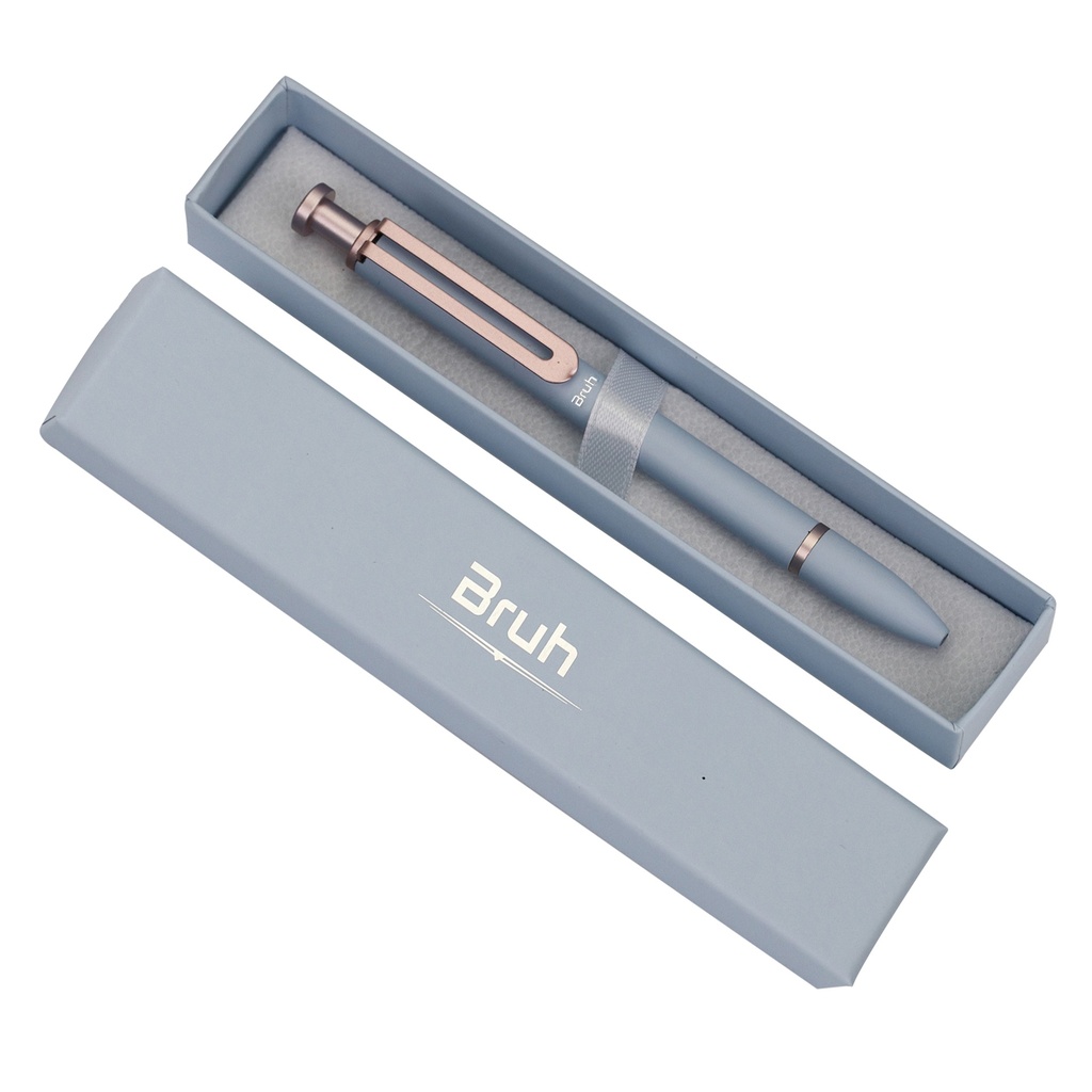 BOLIGRAFO OLAMI RETRACTIL ESSEN CELESTE-NATURAL-ROSA-LILA-VERDE-AMARILLO