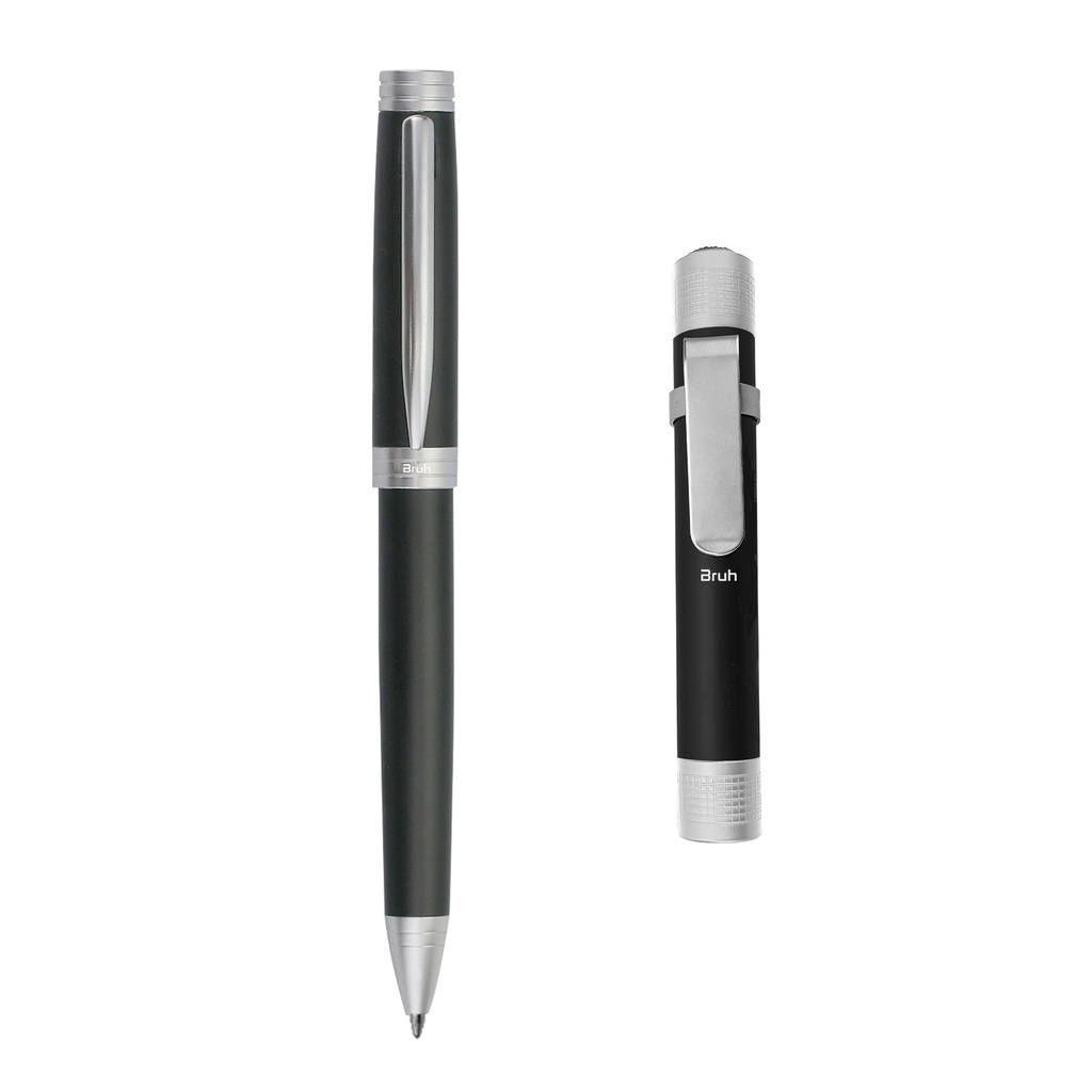 BOLIGRAFO + LINTERNA OLAMI LUBECK NEGRO