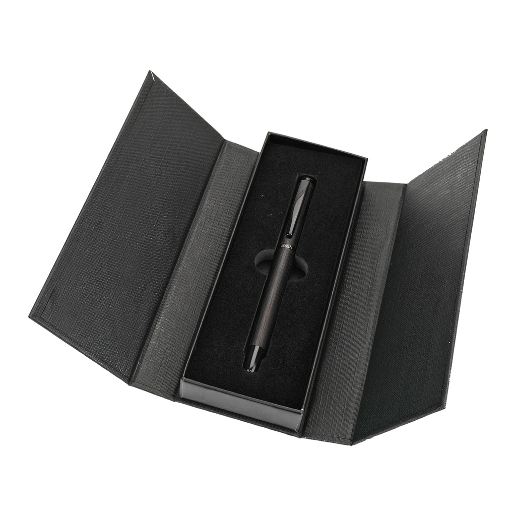 BOLIGRAFO OLAMI ROLLER BALL NURENBERG NEGRO-PLATEADO