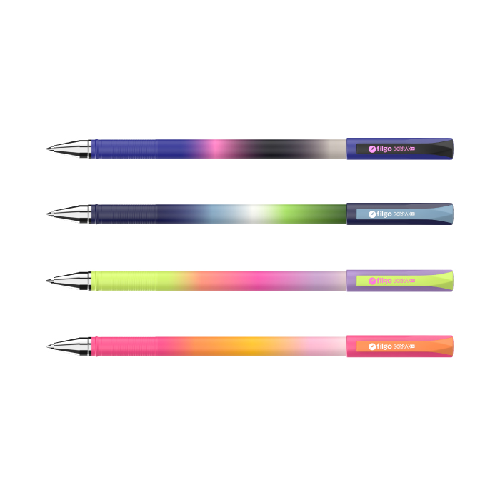 BOLIGRAFO FILGO BORRAX SE SUNSET BORRABLE Y RECARGABLE 0.7 X 12 AZUL