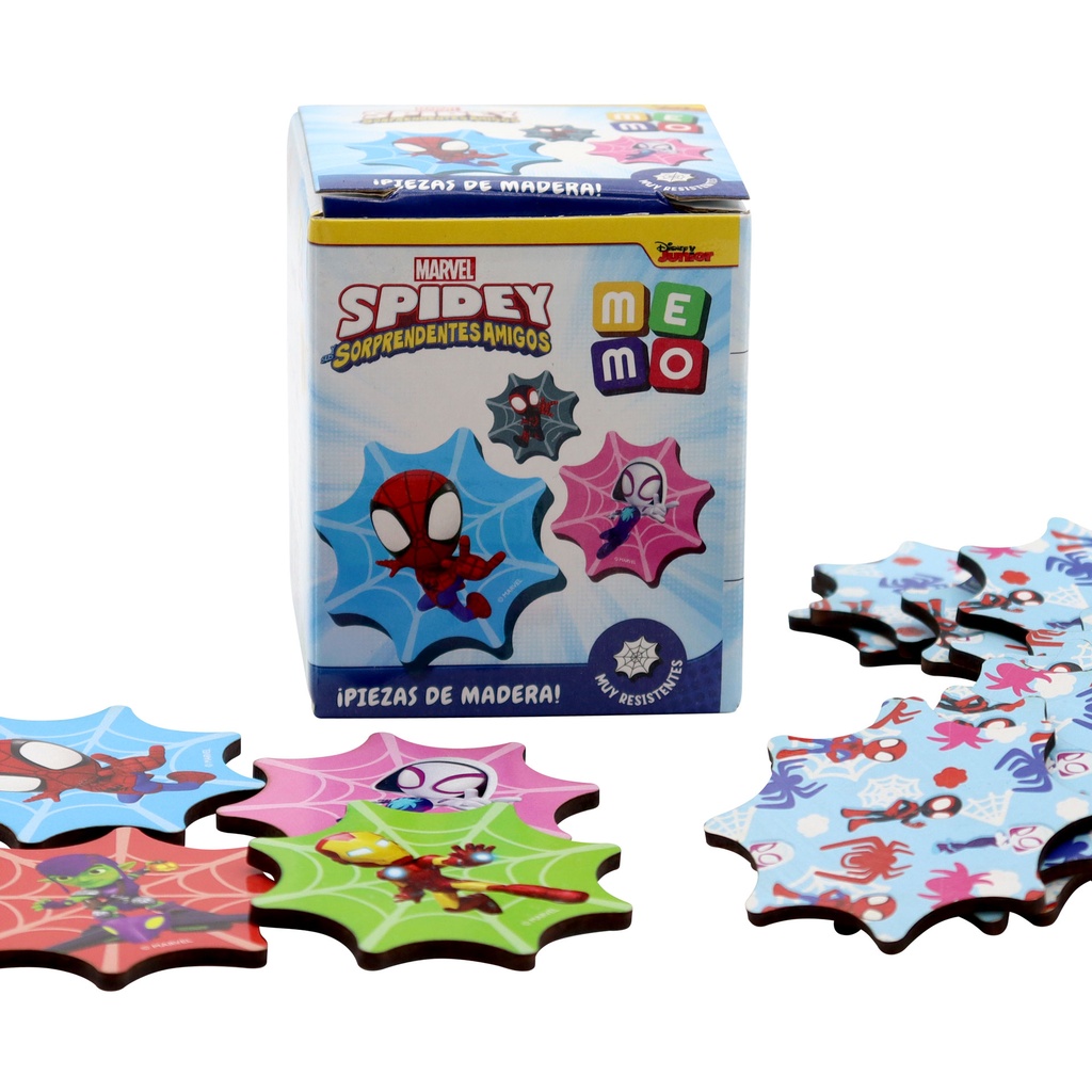 JUEGO DE MEMORIA BARCO DE PAPEL MEMO SPIDEY