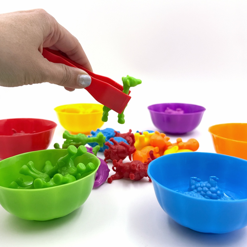 JUEGO DE CONTEO Y CLASIFICACION BARCO DE PAPEL CLASIFICOLOR ANIMALES