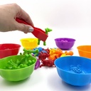 JUEGO DE CONTEO Y CLASIFICACION BARCO DE PAPEL CLASIFICOLOR ANIMALES