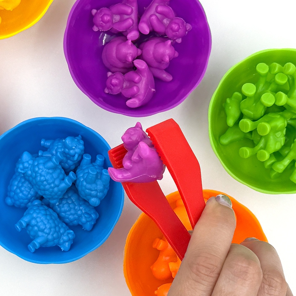 JUEGO DE CONTEO Y CLASIFICACION BARCO DE PAPEL CLASIFICOLOR ANIMALES