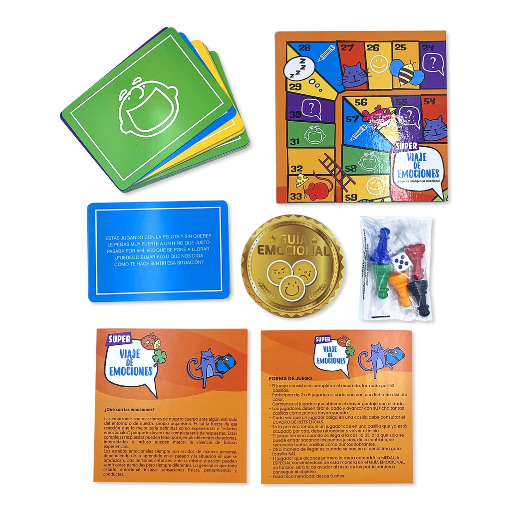 JUEGO DE MESA BARCO DE PAPEL SUPER VIAJE DE EMOCIONES