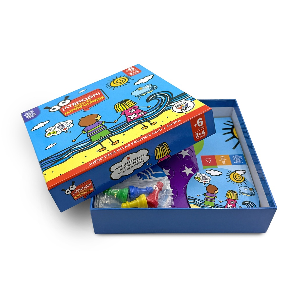 JUEGO DE MESA BARCO DE PAPEL ATENCION ESTO ES MINDFULNESS