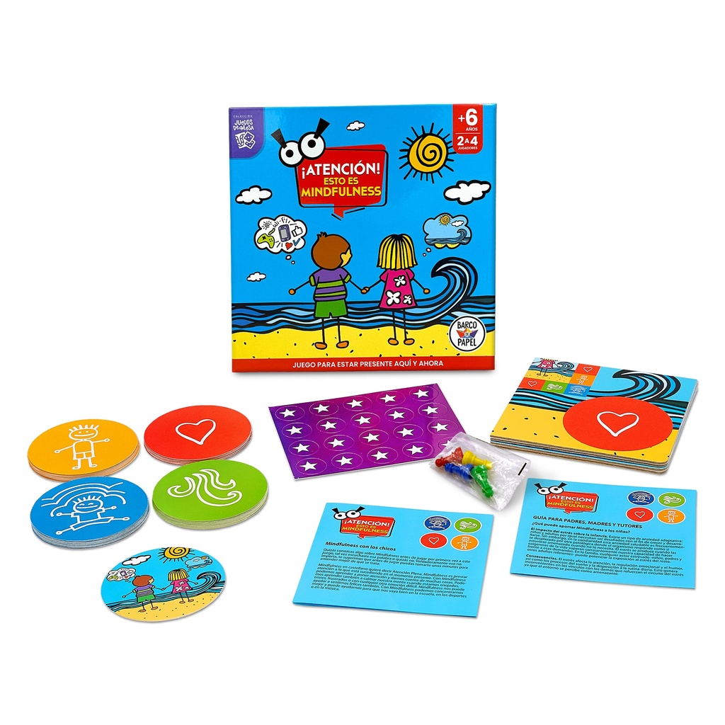 JUEGO DE MESA BARCO DE PAPEL ATENCION ESTO ES MINDFULNESS