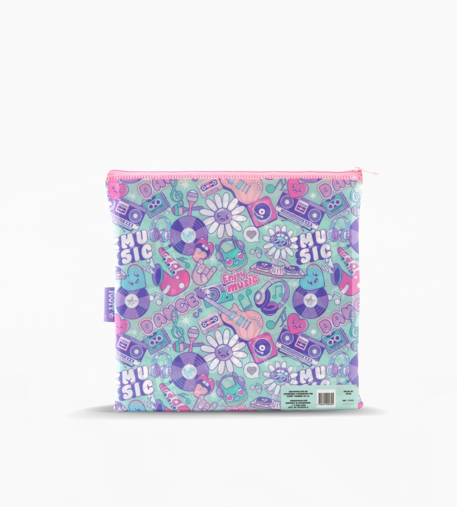 SET FOOTY PARA COLOREAR MUSIC LILA