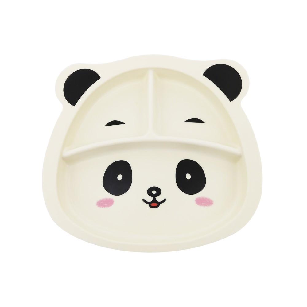 SET PLATOS TRENDY BAMBOO OSO PANDA