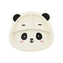 SET PLATOS TRENDY BAMBOO OSO PANDA