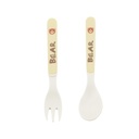 SET PLATOS TRENDY BAMBOO OSO