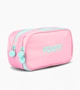 CARTUCHERA FOOTY 2 CIERRE CON ORGANIZADOR ROSA