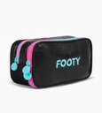 CARTUCHERA FOOTY 2 CIERRE CON ORGANIZADOR NEGRO