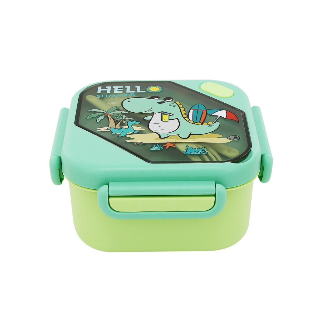LUNCHERA TRENDY PLASTICO DINO