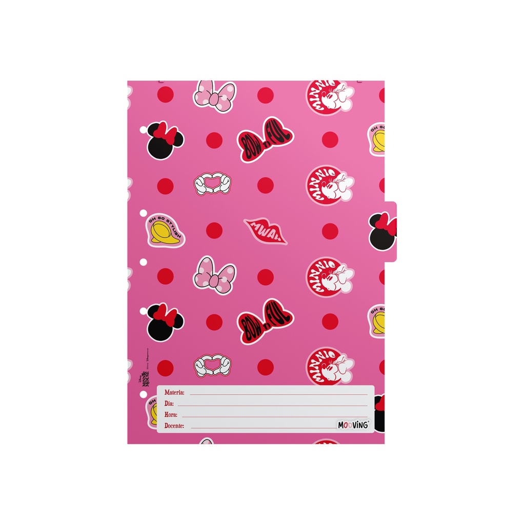 SEPARADOR A4 MOOVING MINNIE MOUSE