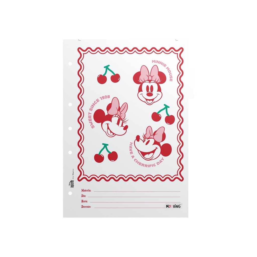 SEPARADOR A4 MOOVING MINNIE MOUSE