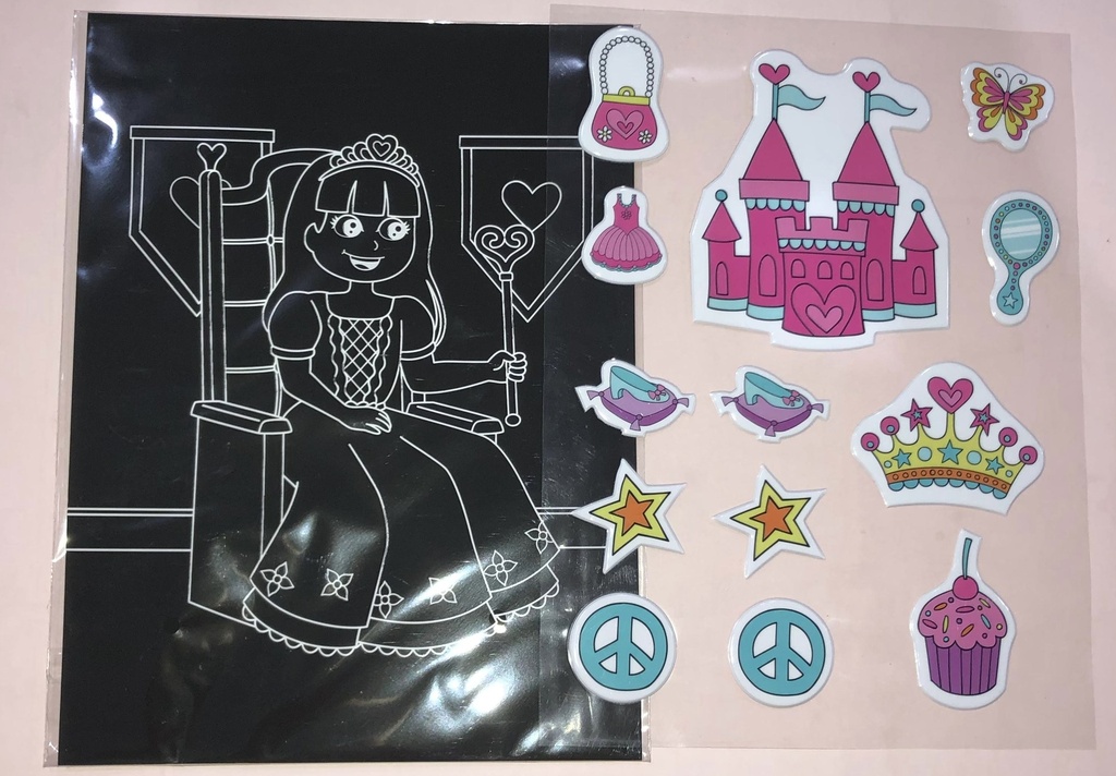 MAXI VALIJA SPLASH COLOREANDO PRINCESAS Y HADAS