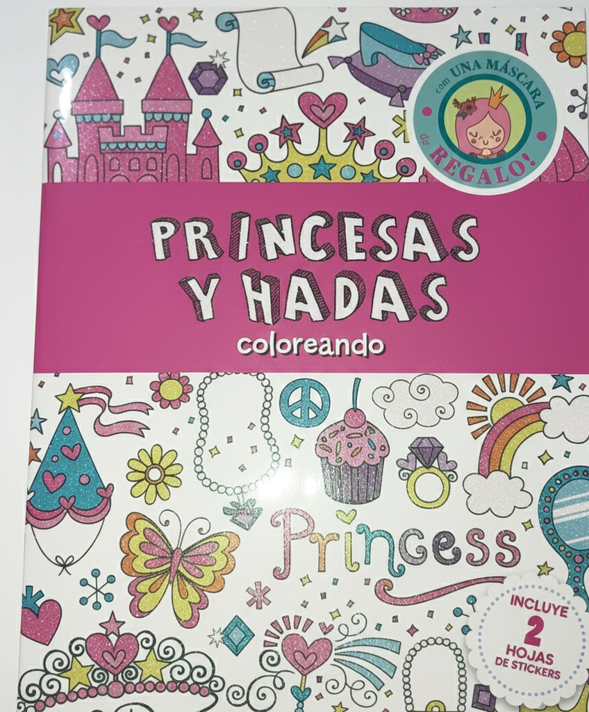 MAXI VALIJA SPLASH COLOREANDO PRINCESAS Y HADAS