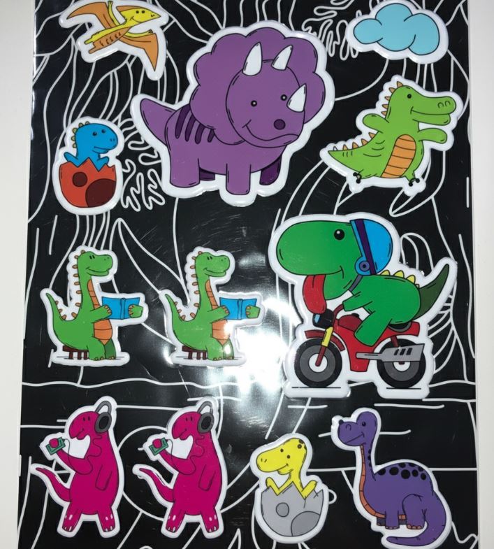 MAXI VALIJA SPLASH COLOREANDO DINOSAURIOS DIVERTIDOS