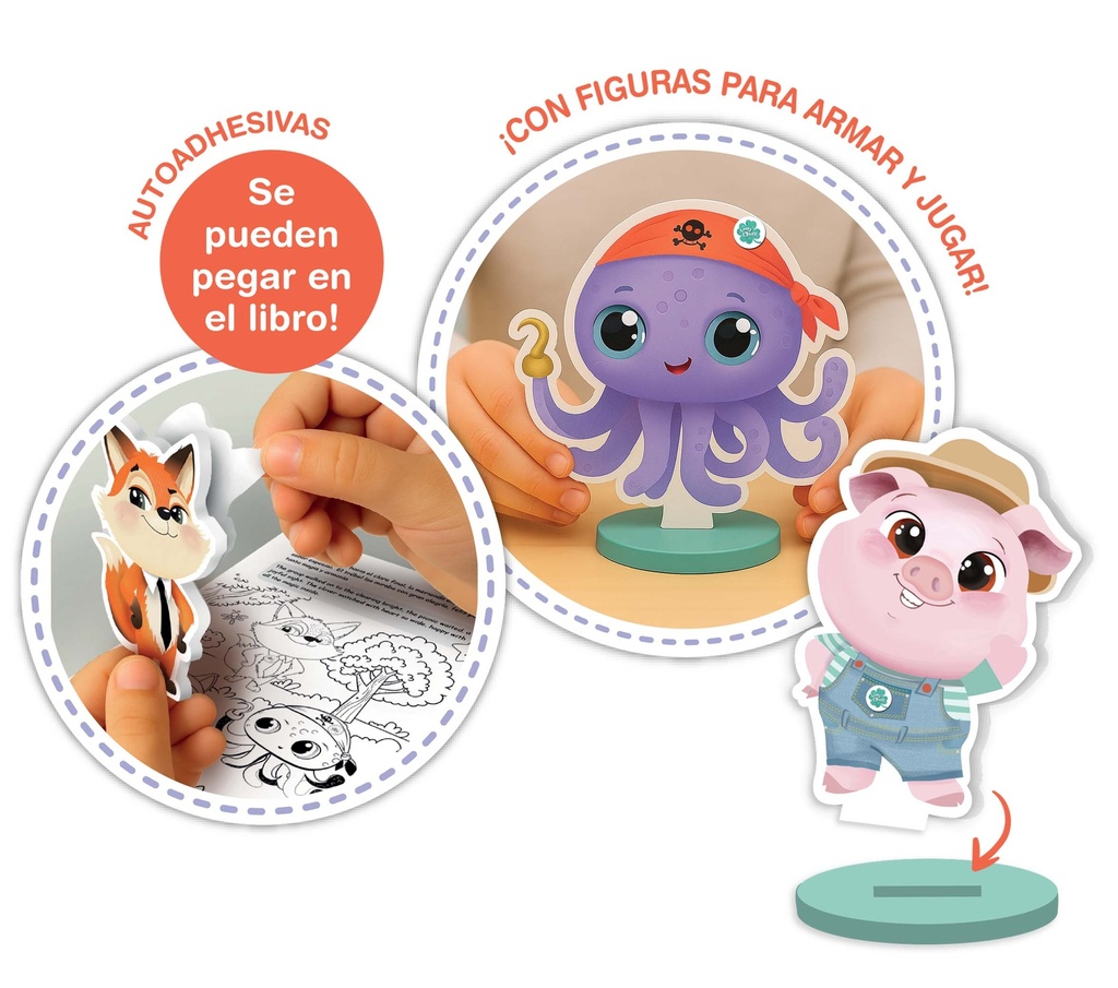 JUEGO KREKER PINTA-DECORA-ARMA Y JUEGA PALABRAS MAGICAS