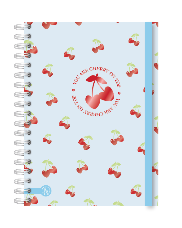 CUADERNO RY A5 15X21 ANILLADO 80 HOJAS LISO MIX 1071