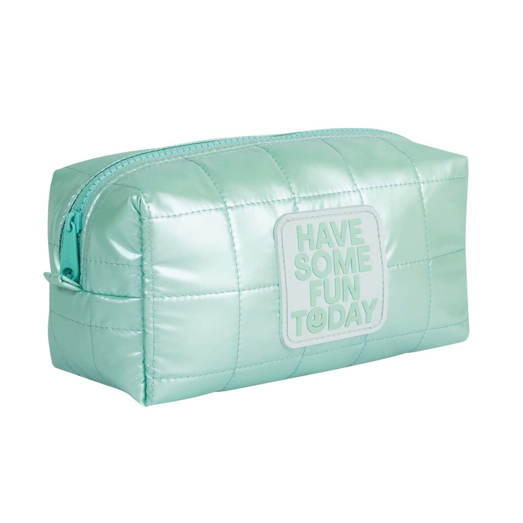 CARTUCHERA MOOVING RECTANGULAR MATELASSE