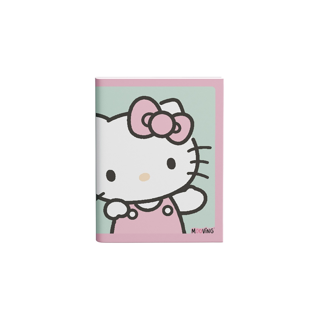CUADERNO MOOVING 16X21 TAPA FLEXIBLE 48 HOJAS HELLO KITTY