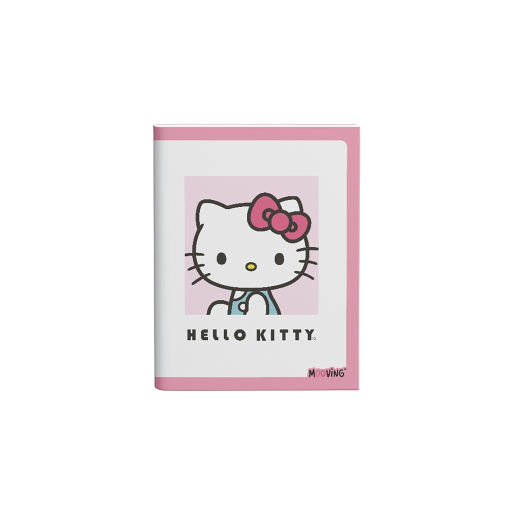 CUADERNO MOOVING 16X21 TAPA FLEXIBLE 48 HOJAS HELLO KITTY