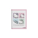 CUADERNO MOOVING 16X21 TAPA FLEXIBLE 48 HOJAS HELLO KITTY