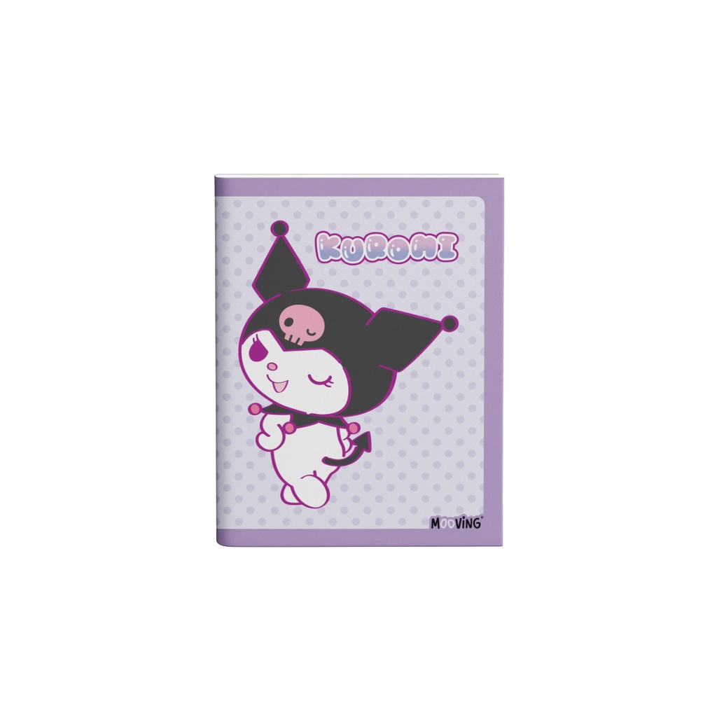 CUADERNO MOOVING 16X21 TAPA FLEXIBLE 48 HOJAS KUROMI