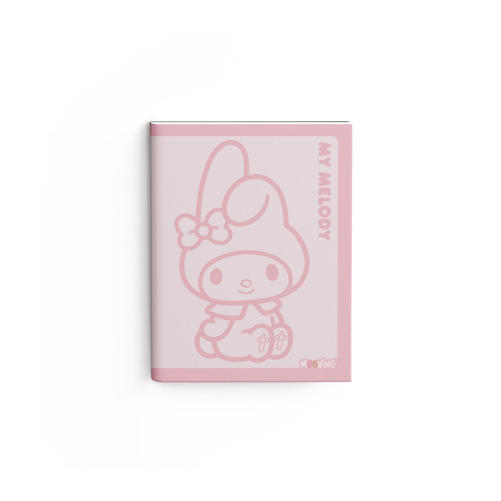 CUADERNO MOOVING 16X21 TAPA FLEXIBLE 48 HOJAS MY MELODY