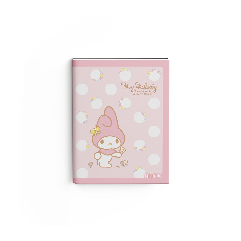 CUADERNO MOOVING 16X21 TAPA FLEXIBLE 48 HOJAS MY MELODY