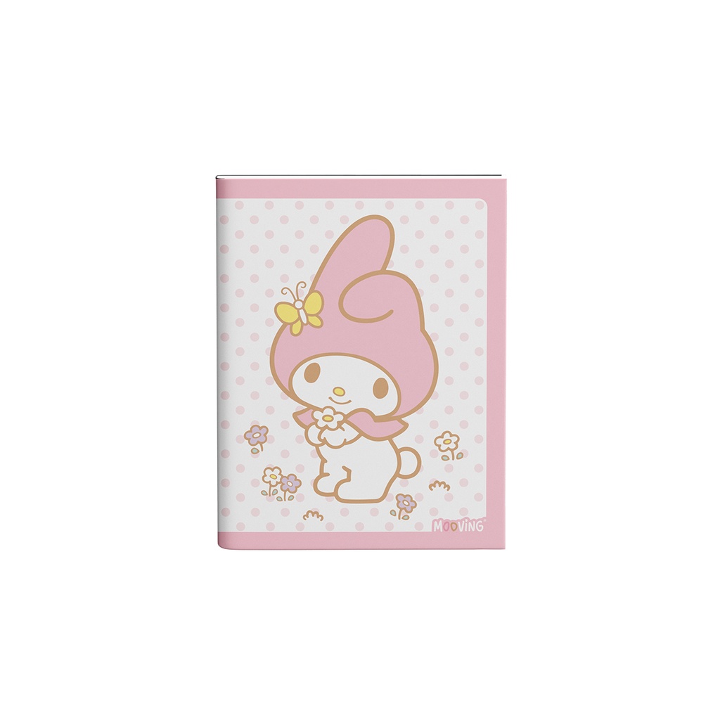 CUADERNO MOOVING 16X21 TAPA FLEXIBLE 48 HOJAS MY MELODY
