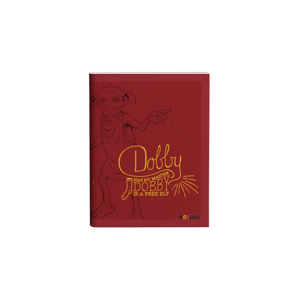 CUADERNO MOOVING 16X21 TAPA FLEXIBLE 48 HOJAS HARRY POTTER